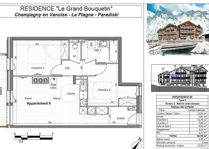 Apartment Le Grand Bouquetin - 3 Pieces Pour 6 Personnes Mae-9994 *